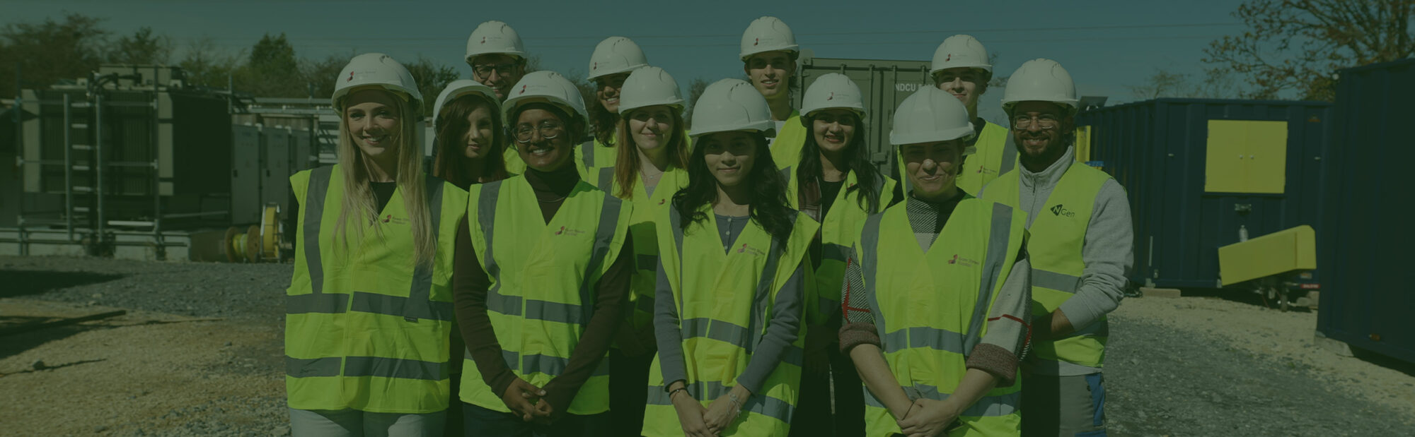 Gore Street Capital employees during a site visit, demonstrating collaboration, inclusion and teamwork.
