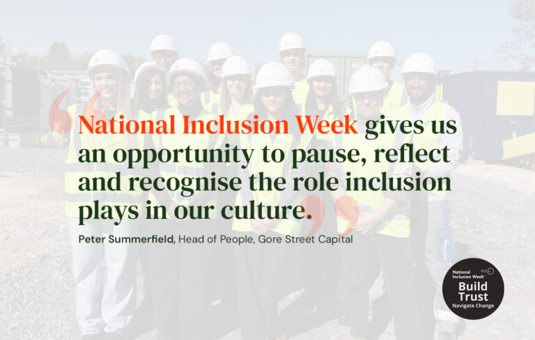 Peter Summerfield shares his thoughts on inclusion and workplace culture as part of National Inclusion Week 2026.