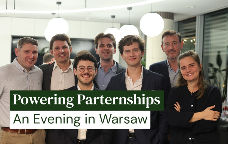 Gore Street Capital team at the Powering Partnerships in Poland reception in Warsaw.