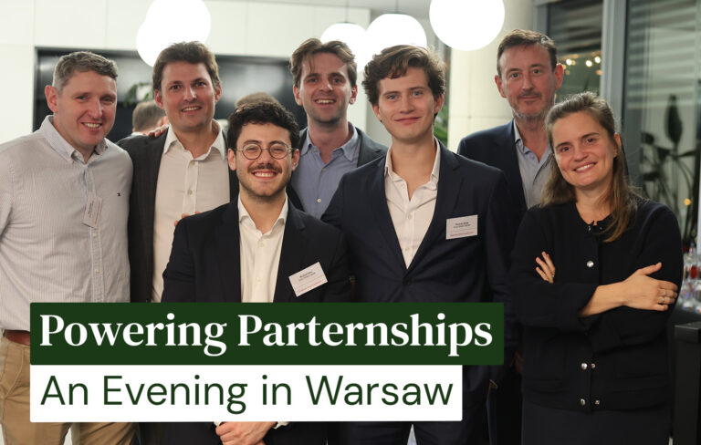 Gore Street Capital team at the Powering Partnerships in Poland reception in Warsaw.