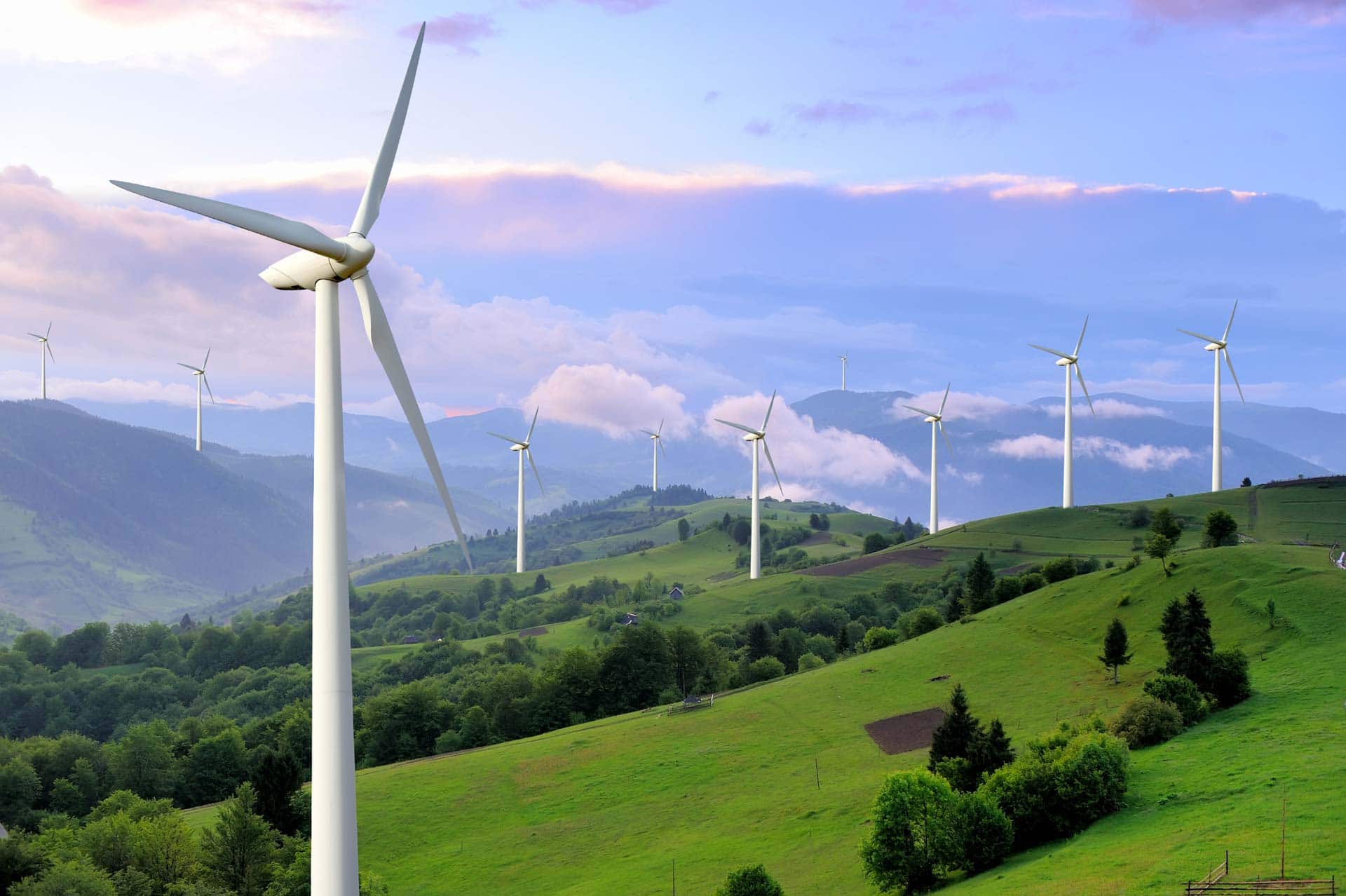 Eco-power.-Wind-turbines-generating-electricity